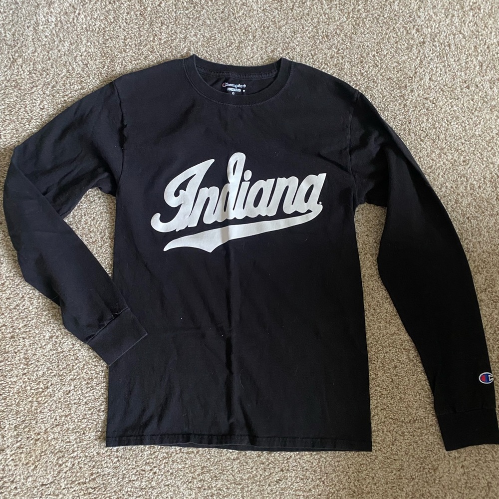 Long sleeve champion Indiana tee shirt